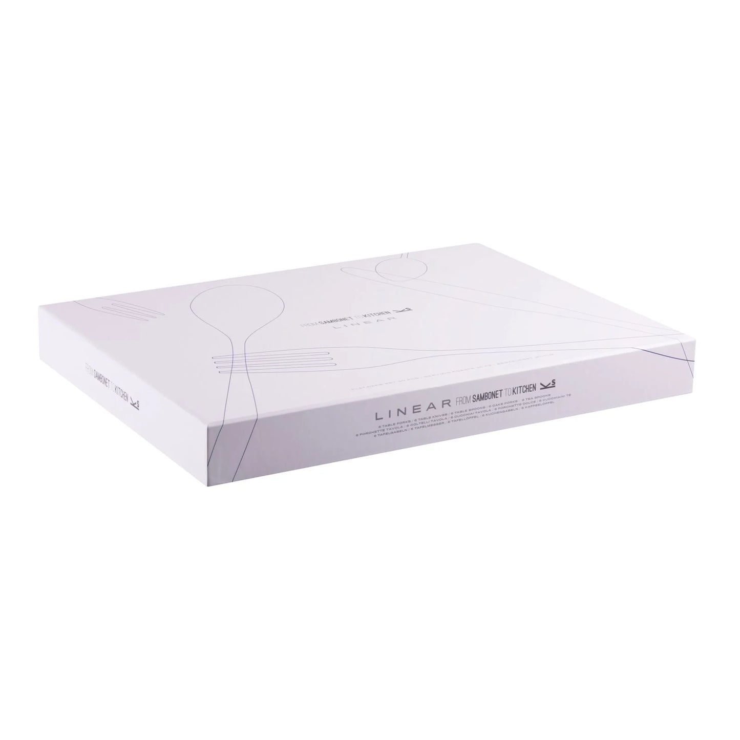 Collezione Posate Linear Servizio tavola 24 posate