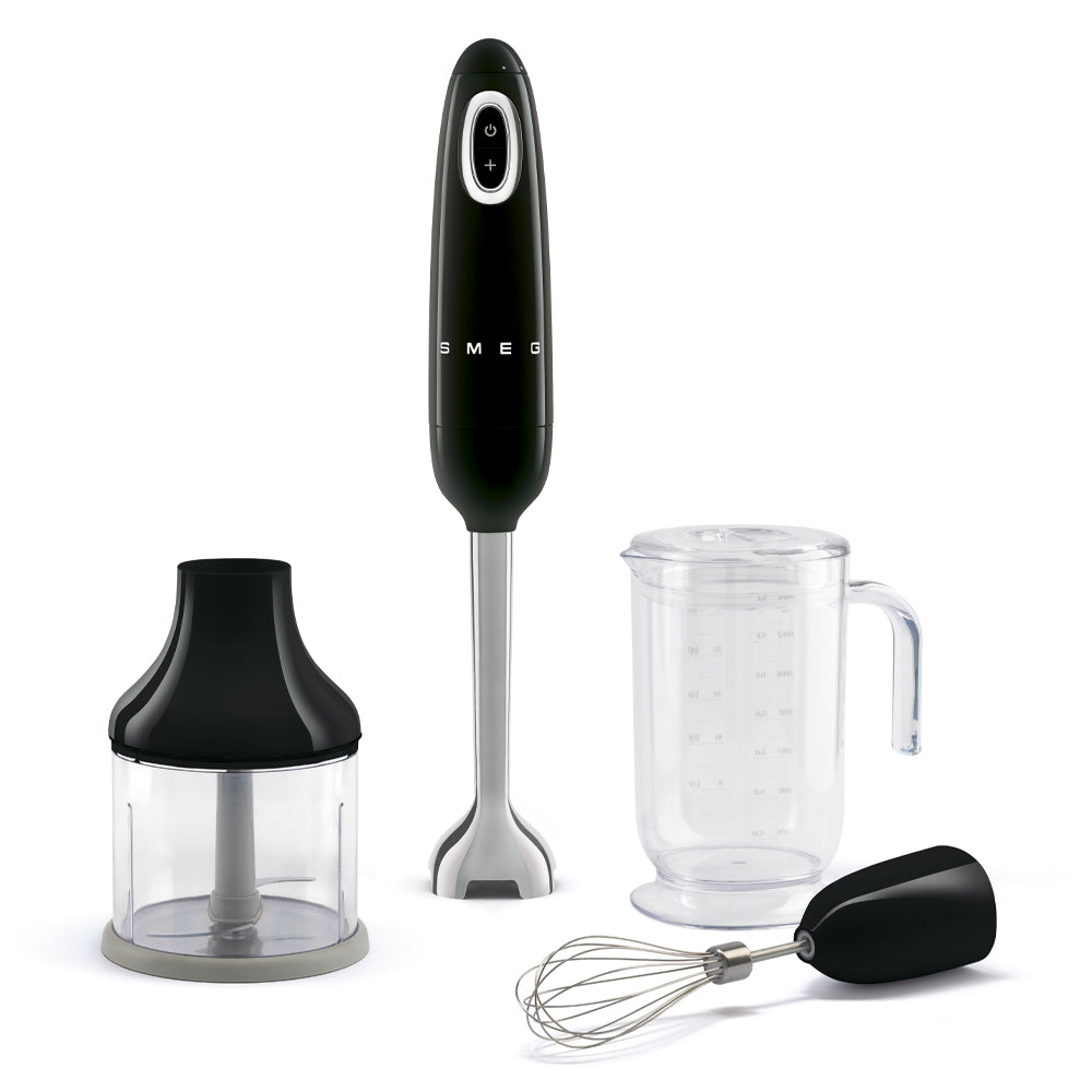 Mini pimer con accessori smeg nero LN SU+EL