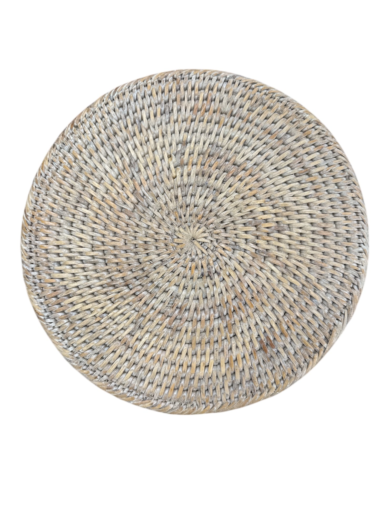Sottopentola rattan bianco I LN SU+EL