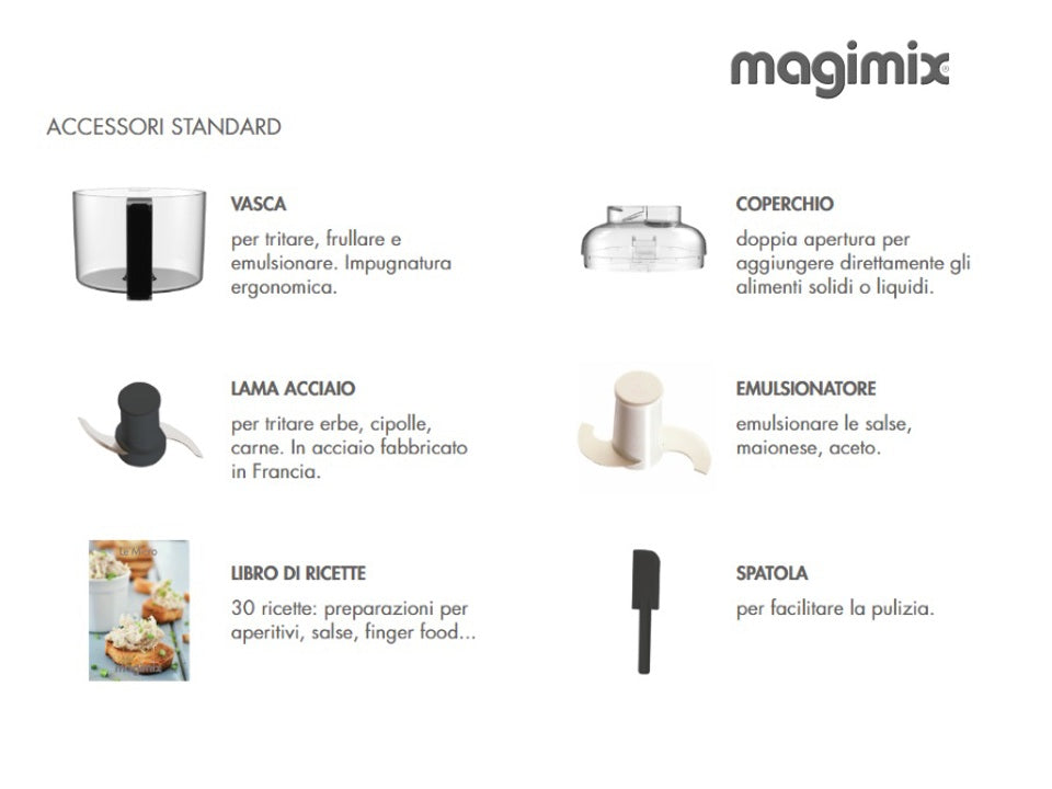 Micro Magimix inox satinato