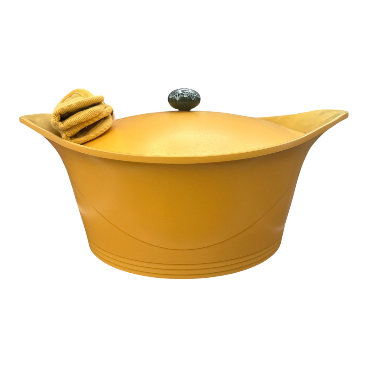 COOKUT L'Incredibile Cocotte 24cm Giallo Mango con Pomello e Presine