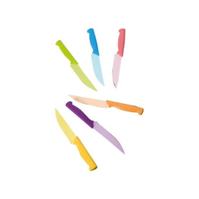 Set 6 coltelli pizza color Brandani