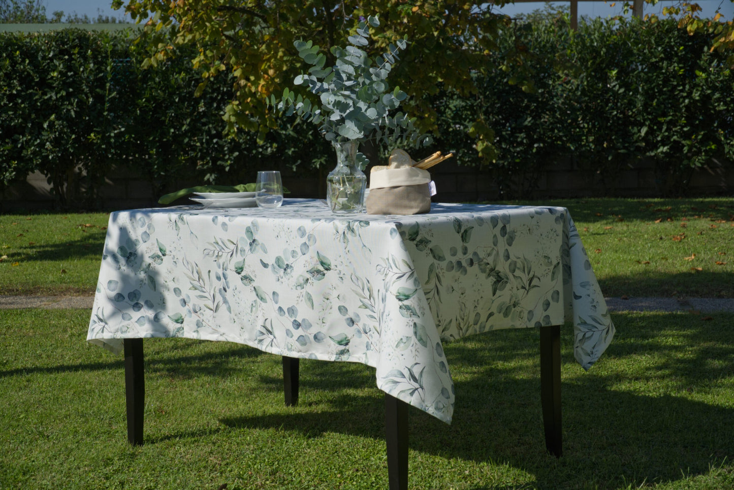Tovaglia Tessuti Toscana 240x150 Eucalipto - Lista Nozze