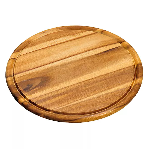 Set Tagliere rotondo legno + tagliere acacia - Lista Nozze