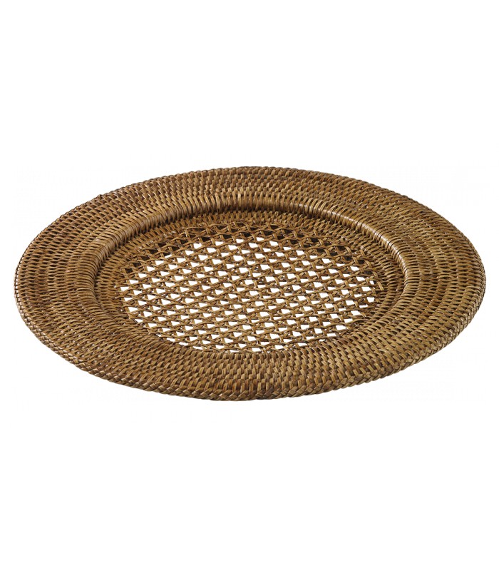 Set 6 sottopiatti rattan miele