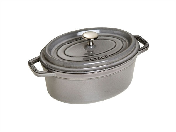 Coccotte Staub ovale cm31 grigio