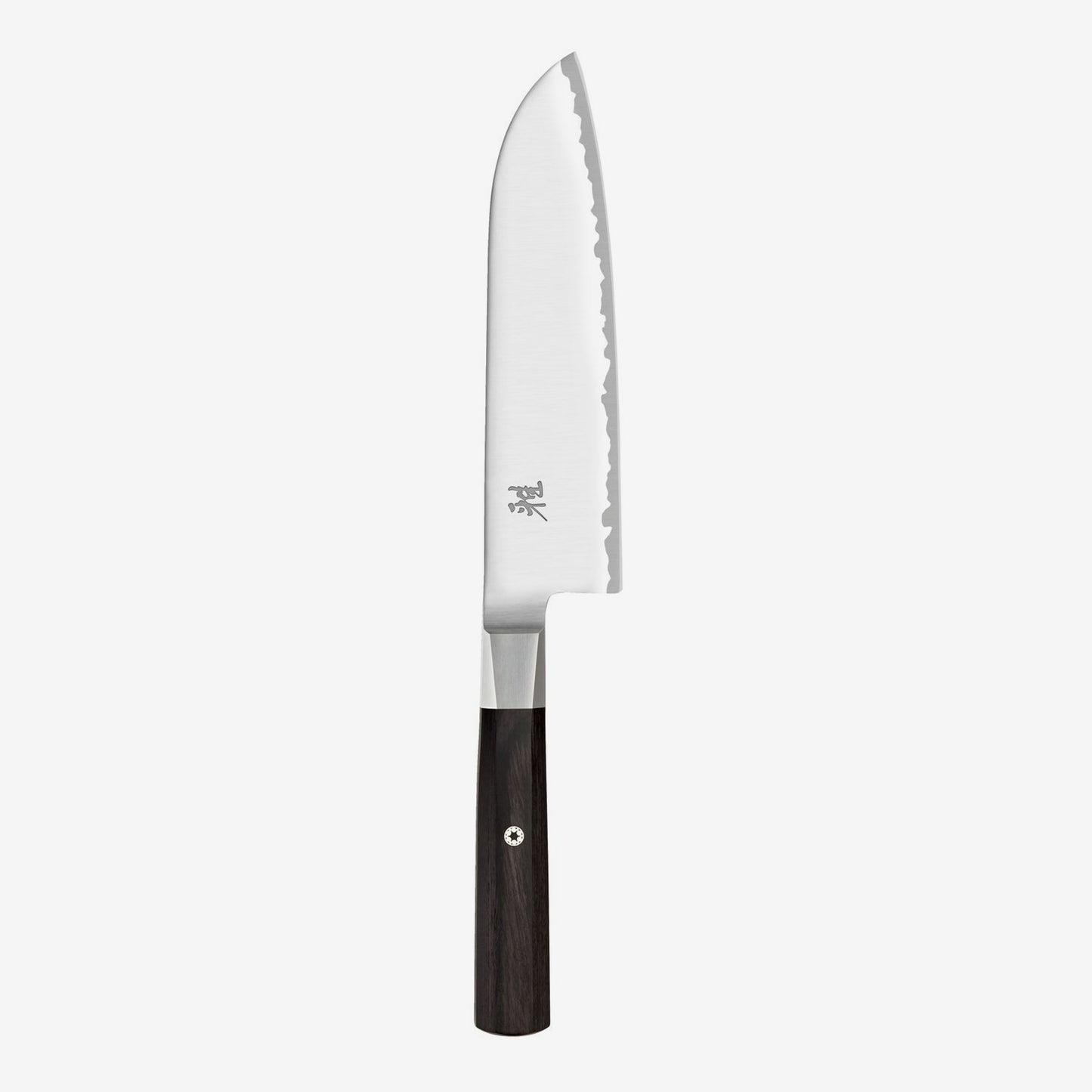 COLTELLO SANTOKU LISCIO - 18 CM, MARRONE