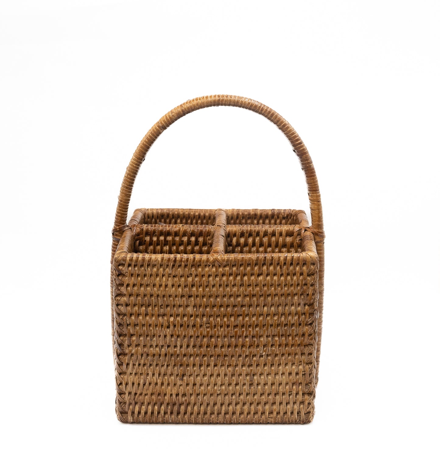 Portaposate verticale Rattan miele