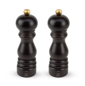 set macina sale e macina pepe Pegeout legno scuro Paris cm12 LN23