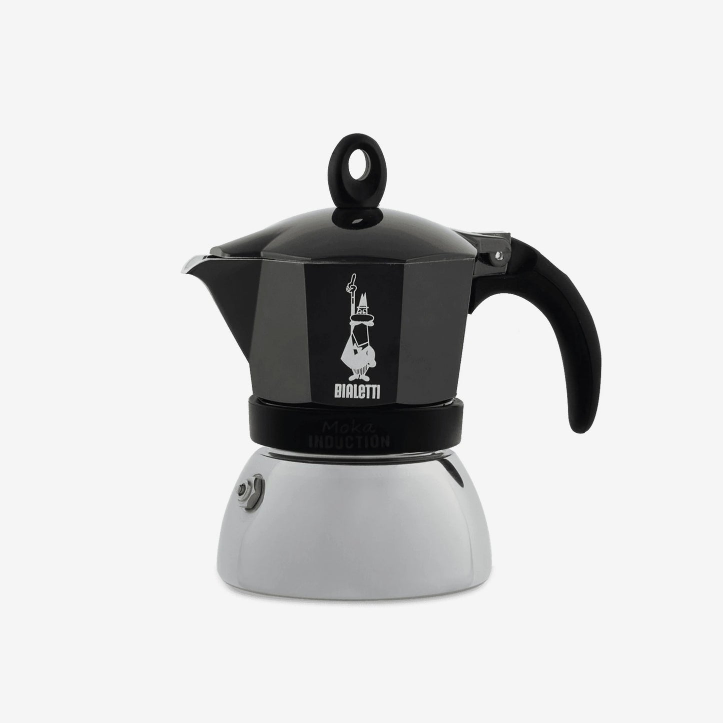 Moka induzione Bialetti nero 4 tazze EV