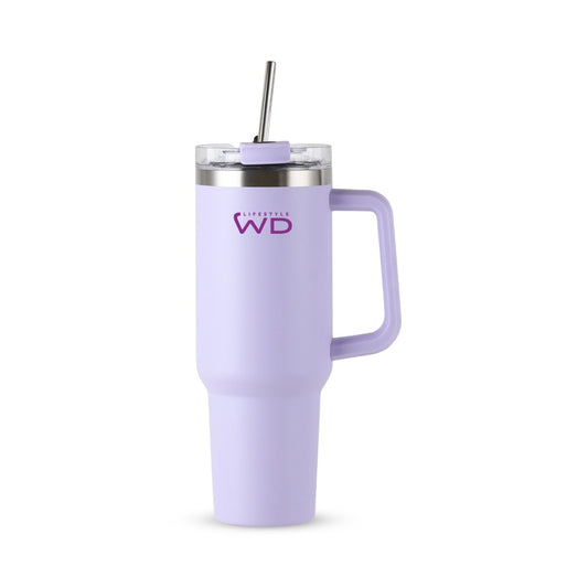 Mug americana in acciaio 1.2 lt lilla