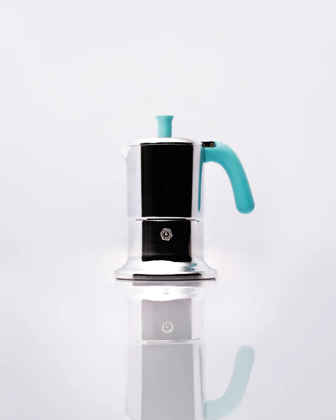 Caffettiera Angelina 1 tz induzione Cromo + Tiffany