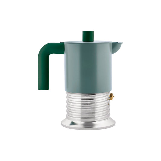 Moka Alessi Vite 6tz verde