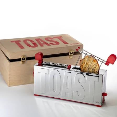 Toast Gae Aulenti inox rosso
