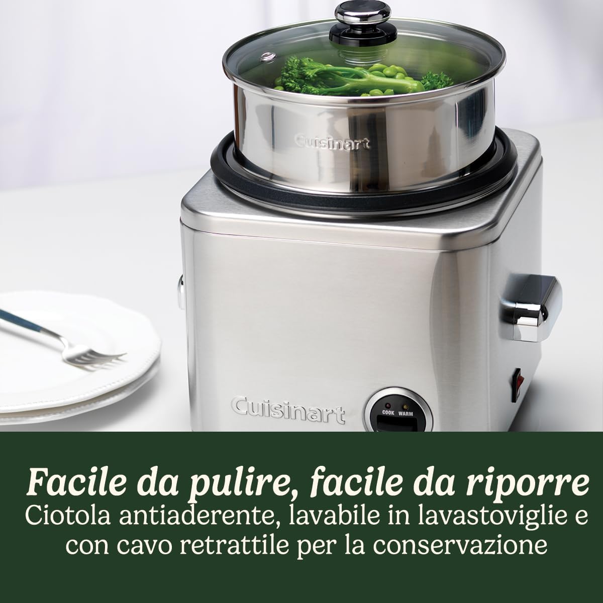 Cuociriso Cusinart cook and steam
